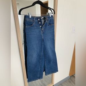 Levi’s Wide Leg Crop Jeans